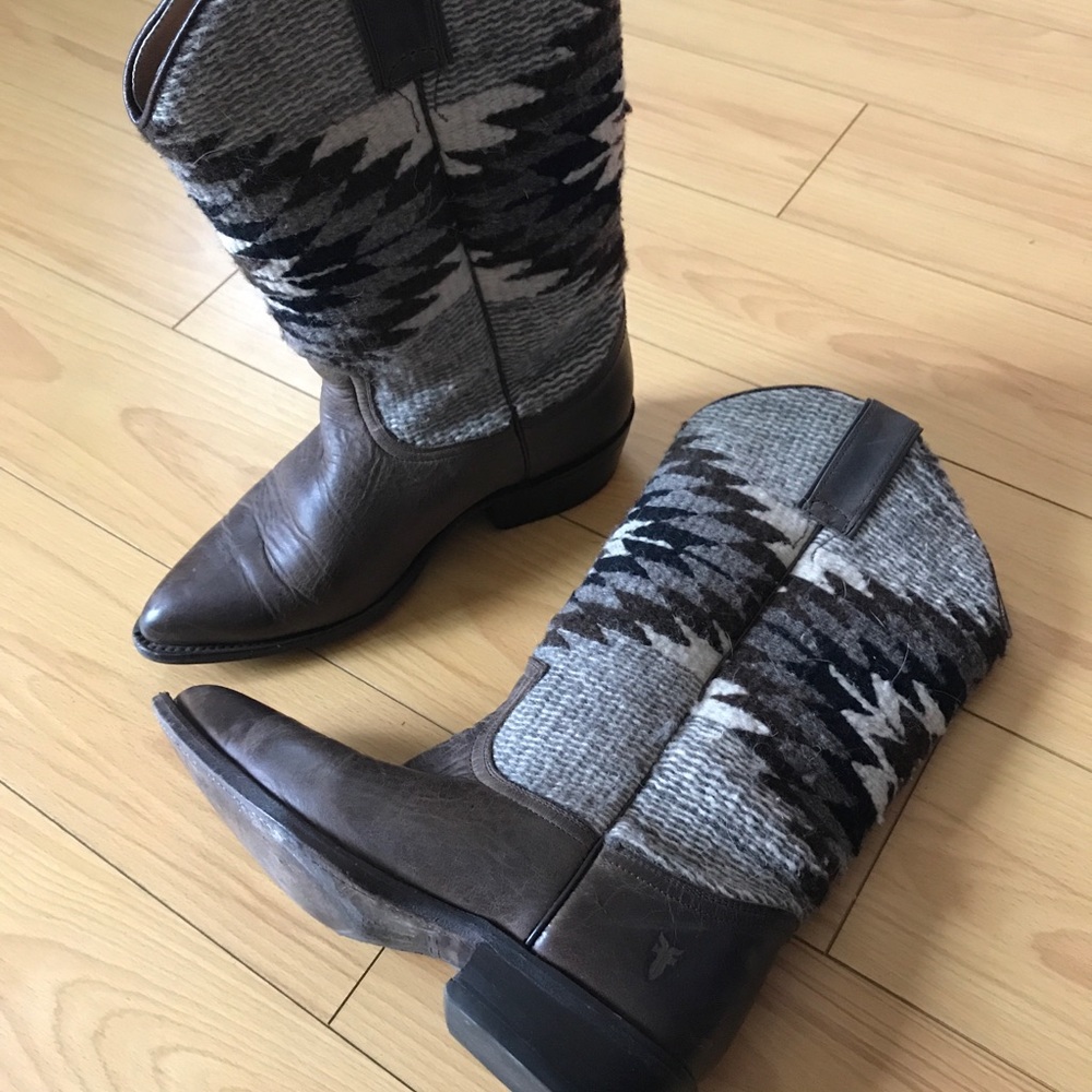 Awesomely unique Frye cowboy boots